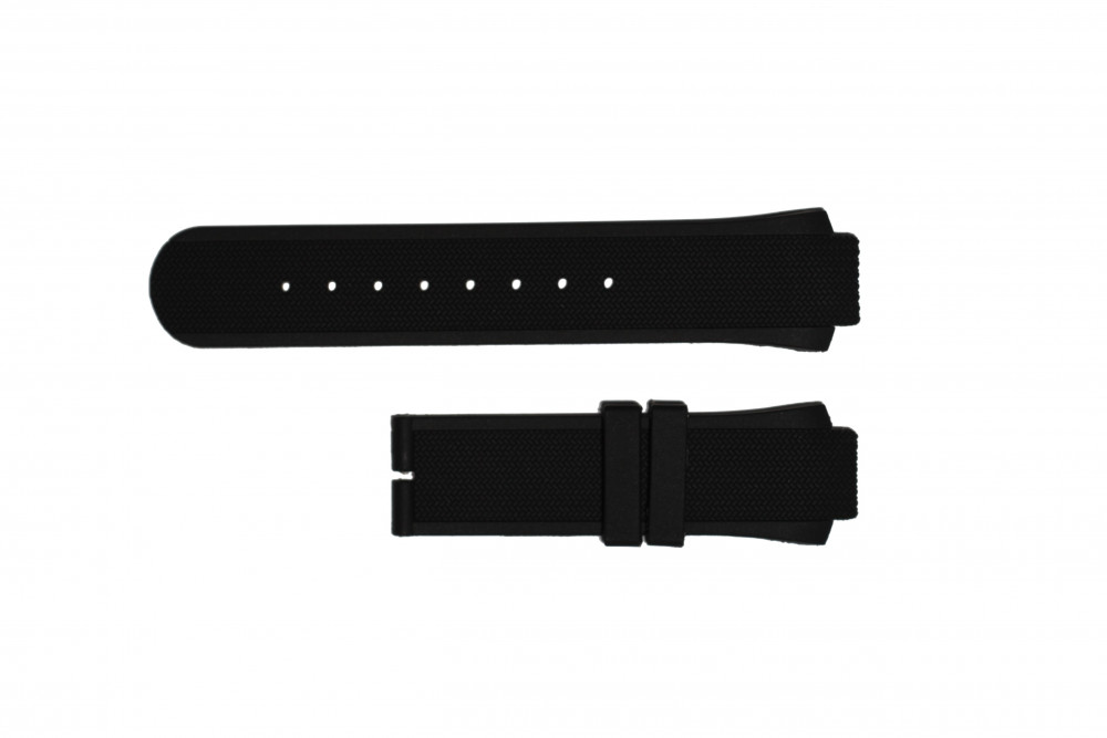 Breil watch strap TW0450 TW0455 Rubber Black Order now from